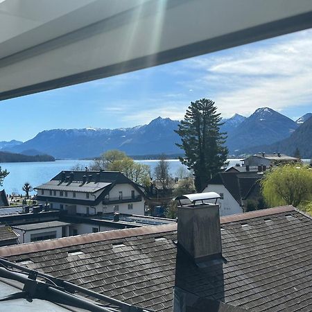 Ferienwohnung Nannerls Penthouse Sankt Gilgen Exterior foto