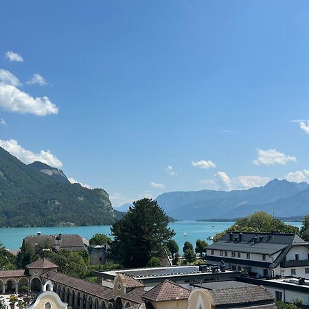 Ferienwohnung Nannerls Penthouse Sankt Gilgen Exterior foto