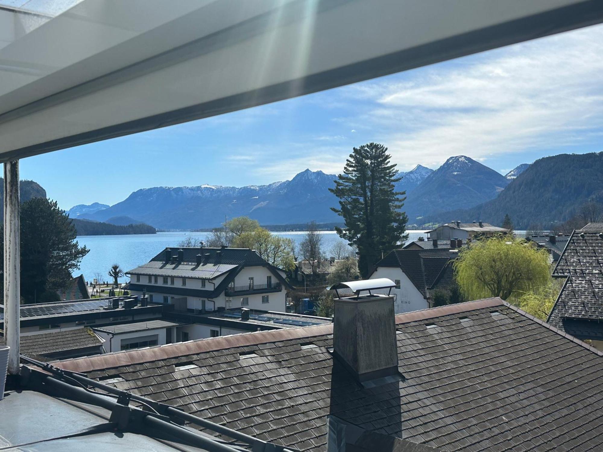 Ferienwohnung Nannerls Penthouse Sankt Gilgen Exterior foto
